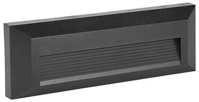 Corp de iluminat LED de exterior pentru scări LED/3W/230V IP65 3000K negru