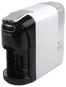 Espressor pentru cafea macinata si capsule 3in1 Elite CCM-1277, 1400W, 0,7 l, 3 adaptoare, 20 bar, Alb/Negru