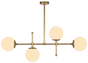 Lustră Squid Lighting Kruva, înălțime 57 cm, auriu