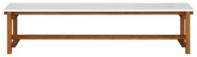 Banca fixa 180 cm natur/alb Construction