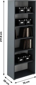 Raft înalt, grafit, RIOMA NEW TYP 01