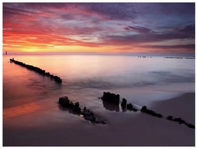Fototapet - Sunrise over the Baltic Sea