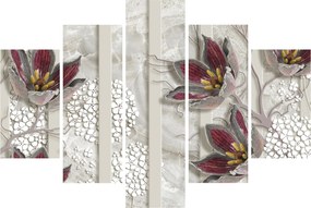 Tablou - Flori decorative (150x105 cm)