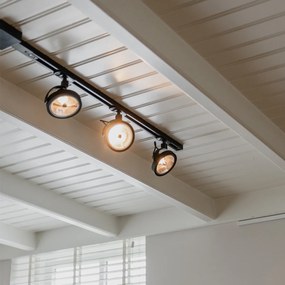 Sistem de șine cu 3 spoturi negre monofazate - Go