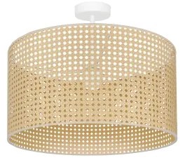 Lustră aplicată ROLLER Duolla RATTAN 1xE27/15W/230V d. 45 cm bej