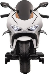 Motocicleta Electrica cu Acumulator Pentru Copii NOVOKIDS™ Super Rider GP , 12V ,3-7 ani ,Max 30 kg , Cu Sunete si Lumini LED ,USB si Bluetooth ,Roti
