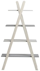 Bibliotecă Marckeric Sia, gri - alb