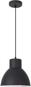 Rabalux 2578 - Lustru DEREK 1xE27/60W/230V negru