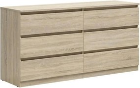 Comoda TETRIX, stejar sonoma, PAL, 150x45x76 cm