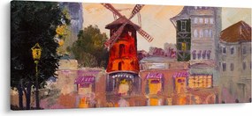 Tablou - Moulin rouge, Paris, Franța (120x50 cm)