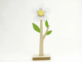 Floare de lemn FLORIA pe suport, 18 cm - mai multe culori Culoare: Violet