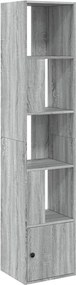 vidaXL Bibliotecă, gri sonoma, 40x36x189 cm, lemn prelucrat