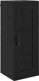 vidaXL Dulap montat pe perete Stejar Negru 34,5 x 34 x 90 cm