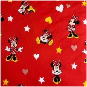 Disney Minnie Love &amp; Stars Husă pentru lenjerie de pat 140×200 cm, 70×90 cm