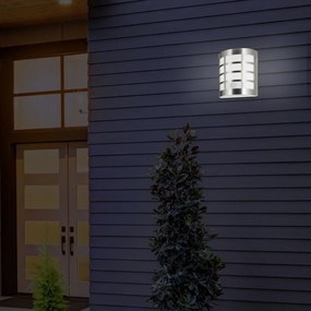 Aplica cu senzor de miscare, iluminat exterior design modern Sevilla crom satin