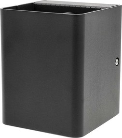 Nedis ZBLOW10RGBW - Lampă LED RGBW pentru exterior, reglabilă, LED/12W/230V, IP65, Wi-Fi Tuya, negru