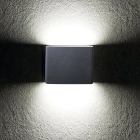 Aplică perete exterior LED GARTO LED/8W/230V grafit