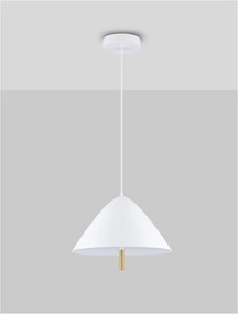 Lustra/Pendul LED design modern OROS alba