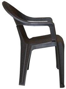 Scaun de grădină Zanjar (maro) . 1116565