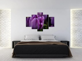 Tablou cu flori de lalele (150x105 cm)