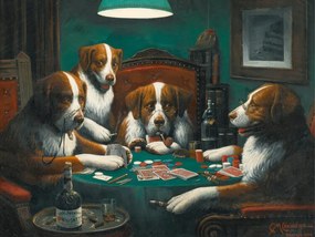 Reproducere Poker Game, C. M. Coolidge