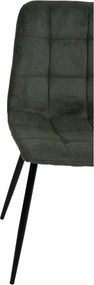 Scaune de dining verzi 2 buc. tapițate Moseby – Bonami Essentials