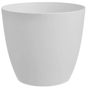 Ghiveci de flori Gardenico Ella alb mat, diametru25 cm, diam. 25 cm