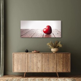Tablou - Inima din lemn (120x50 cm)