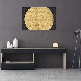 Tablou - Structura de aur N⁰2 (90x60 cm)