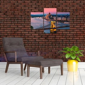 Tablou - Panorama orașului Budapesta, Ungaria (90x60 cm)
