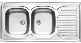 Chiuveta dubla Deante Tango inox satinat 120x60 cm
