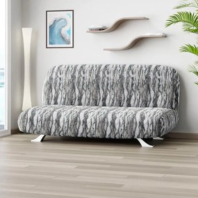 Gaico Huse bielastice OCEANO NOU gri-albăstrui 2fotoliu cu manere de lemn (l. 80 -140 cm)