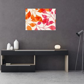 Tablou - Frunze portocalii (70x50 cm)