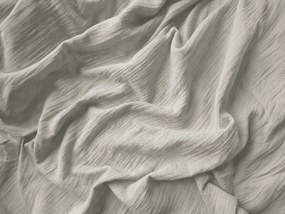 Lenjerie de pat din muselina PURELY gri deschis Dimensiune lenjerie de pat: 2 buc 80 x 80 cm | 200 x 200 cm