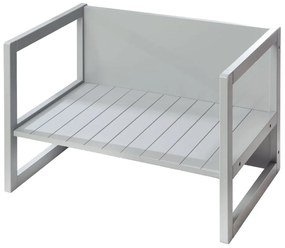 Bancă de copii gri Country Style – Roba