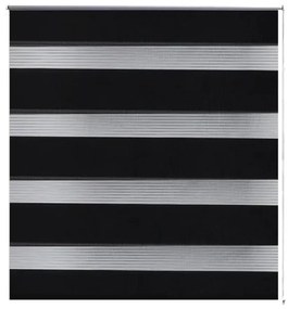 Jaluzea tip zebra, 120 x 230 cm, negru Negru, 120 x 230 cm