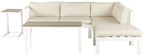 Set mobilier de grădină Mesza (Alb +  bej). 1081373