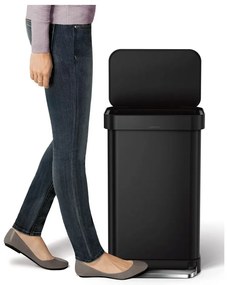 Coș de gunoi cu pedală din oțel 45 l – simplehuman