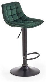 Scaun de bar H-95 velvet verde