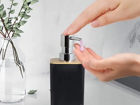 Set de baie din plastic BATHINO 6 piese - mai multe culori Culoare: Negru