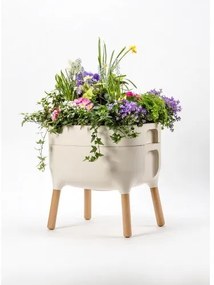 Recipient scund de cultivare Plastia Urbalive, crem