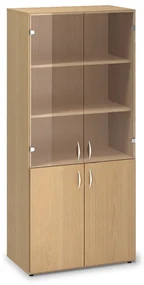 Dulap înalt ProOffice 80 x 47 x 178 cm, fag