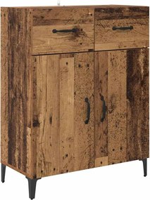 vidaXL Bufet cu sertar Lemn vechi 69,5 x 34 x 90 cm Lemn compozit