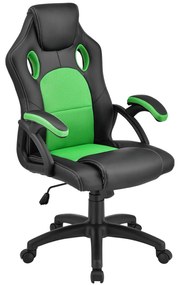 Jusky Scaun de birou Montreal - negru/verde