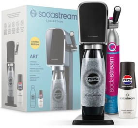 Aparat SodaStream Art Black Pepsi Zero Mpackde apă minerală