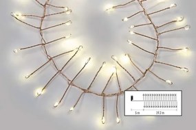 Ghirlandă LED de exterior 1920xLED/8 funcții 19,2m IP44 alb cald