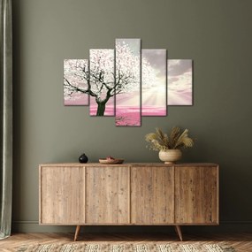 Tabloul copacului roz (150x105 cm)