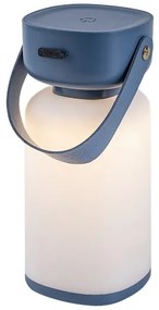 Lampă LED tactilă reîncărcabilă dimabilă de masă de exterior Rabalux 77145 FUNES LED/3W/5V IP44 albastru