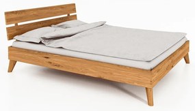 Pat dublu din lemn de stejar 180x200 cm Greg 2 - The Beds