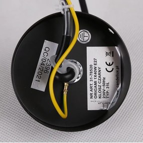 Lustră pe cablu ORIGAMI 1xE27/40W/230V